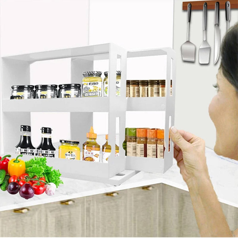 Store N More Swivel Spice Rack Holder