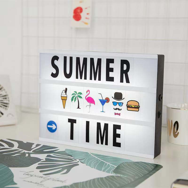 A4 Size USB Light Letter Box with FREE sticker