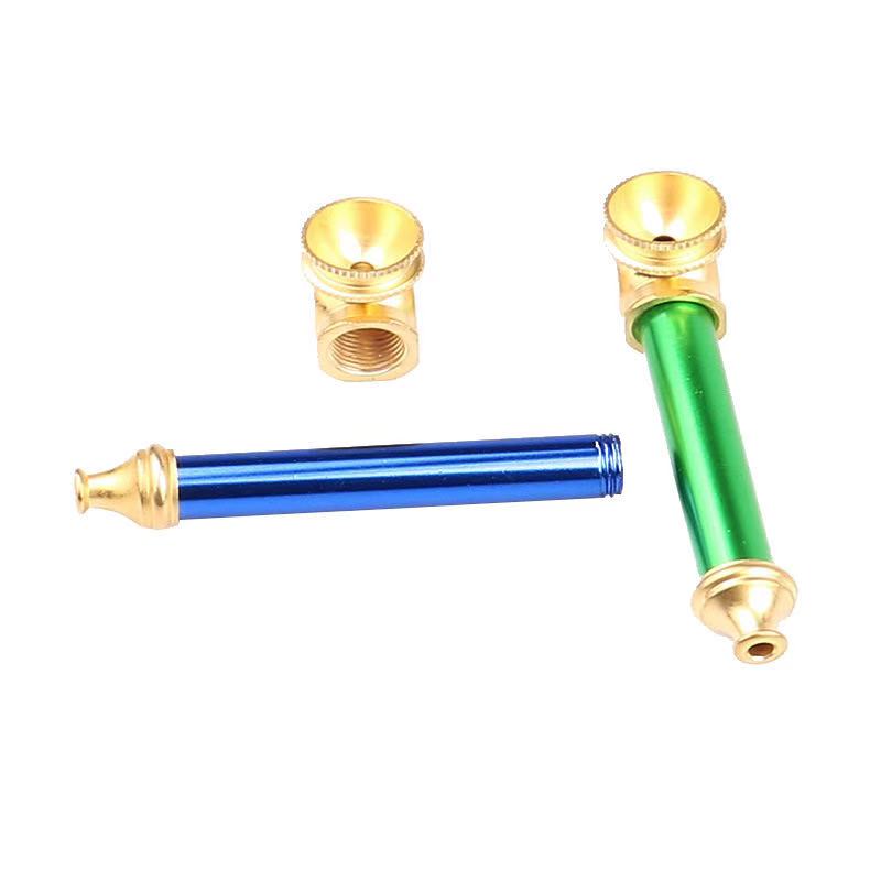 Free shipping-Brass Smoking Solid Tobacco Pipe