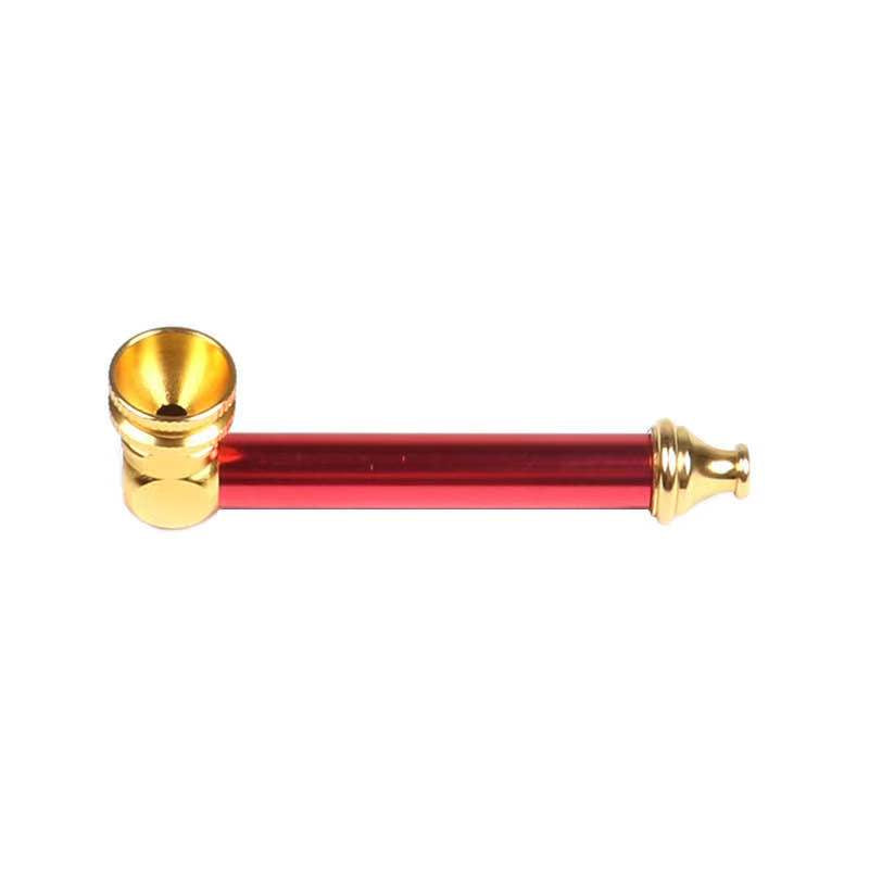 Free shipping-Brass Smoking Solid Tobacco Pipe