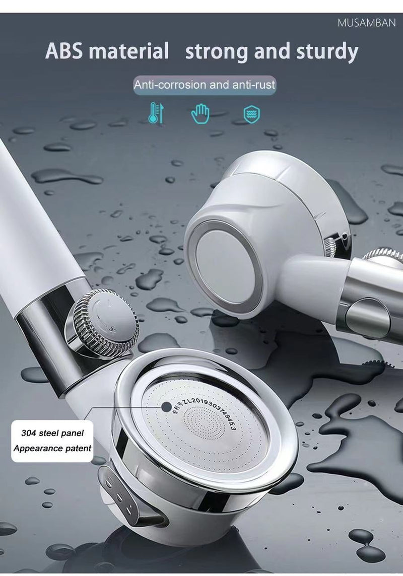 Pressurized Bath Shower Head Jetting Shower Head High Pressure Water