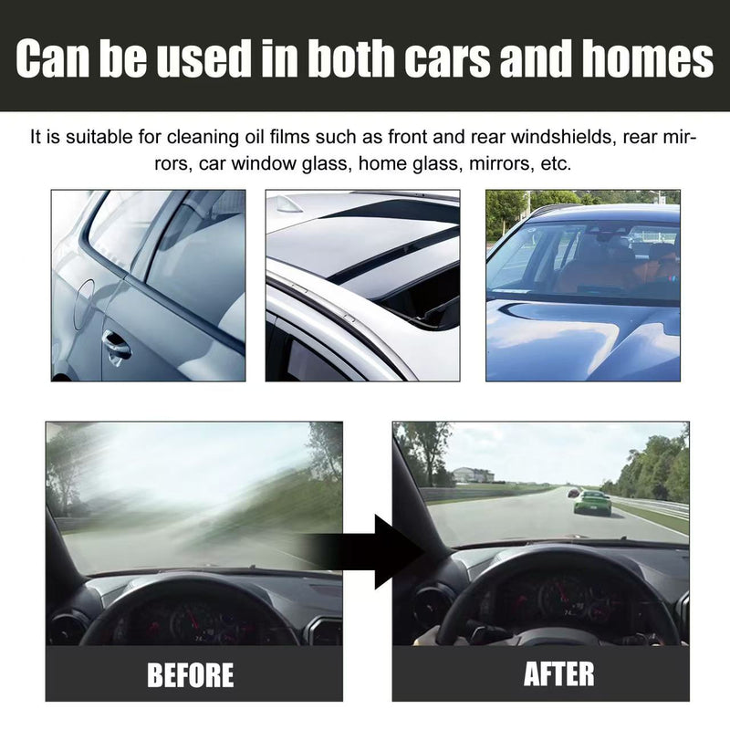 Car Glass Oil Cleaning Removal Cream Paste Windshield Water Spot Remover