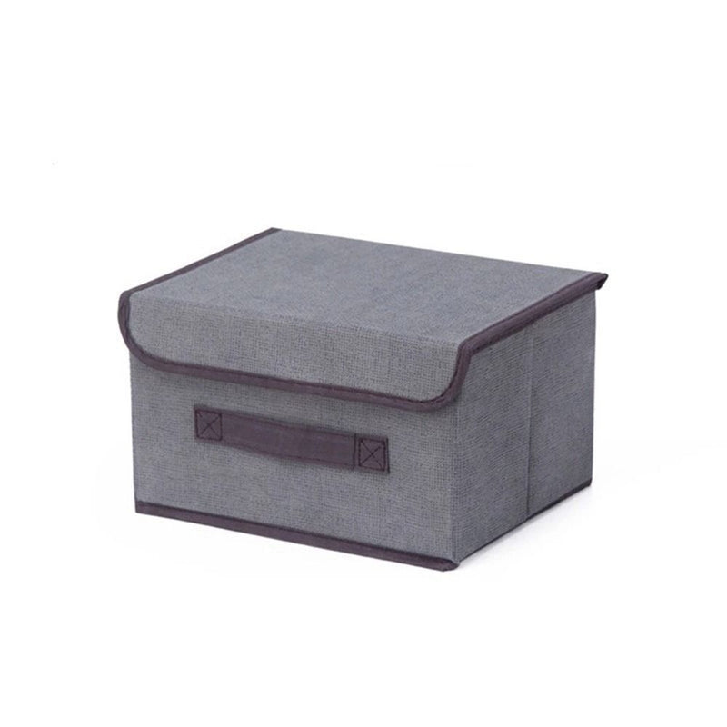 Dustproof Storage Box Foldable Large Storage Box with Lid Wardrobe Container (Big + Small))