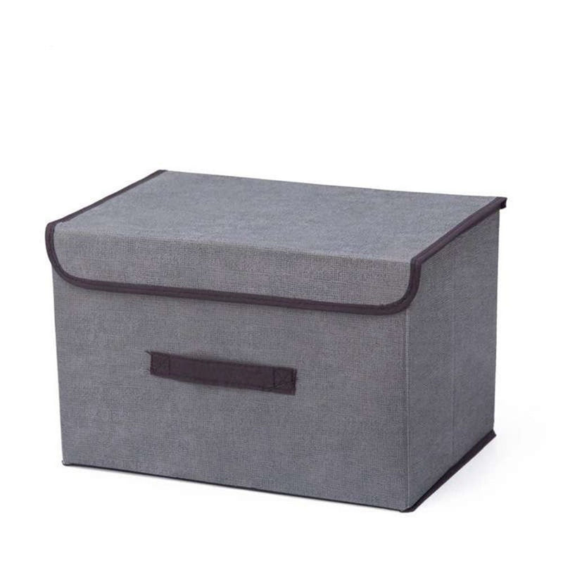 Dustproof Storage Box Foldable Large Storage Box with Lid Wardrobe Container (Big + Small))