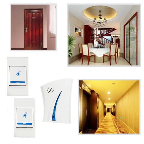 Wireless Digital Doorbell Set  with 1 Receivers