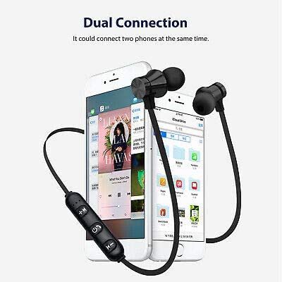 Free shipping-Wireless Magnet Sweatproof Bluetooth Headphones