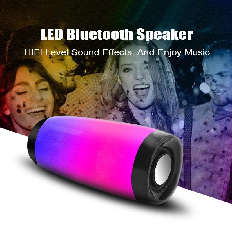 Free shipping- Colorful Light Wireless LED Bluetooth 5.0 Speaker