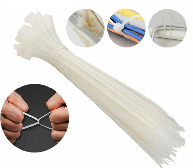 Cable Ties Zip Ties Nylon UV Stabilized 100x Bulk Cable Tie