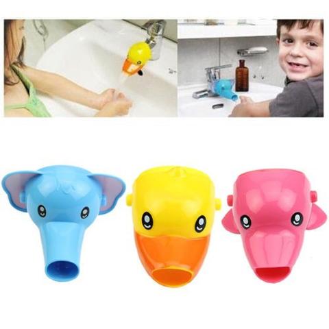 Free Shipping - Cute Cartoon Faucet Extender For Kid