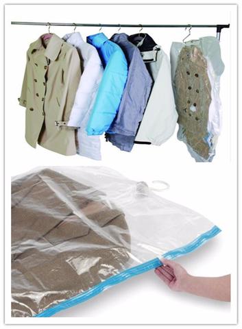 Free Shipping - Hanging vacuum clothes storage bags