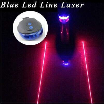 Free Shipping - 5LED+2Laser Cycling Safety Bicycle Rear Lamp