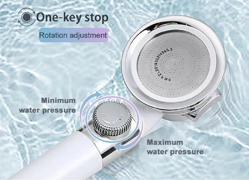 Pressurized Bath Shower Head Jetting Shower Head High Pressure Water