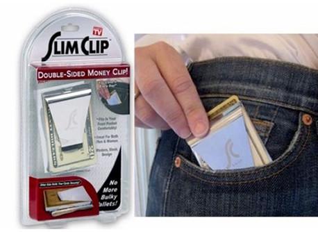 New Slim Money Clip As Seen On TV Credit Card Holder Stainless Steel Pub Wallet