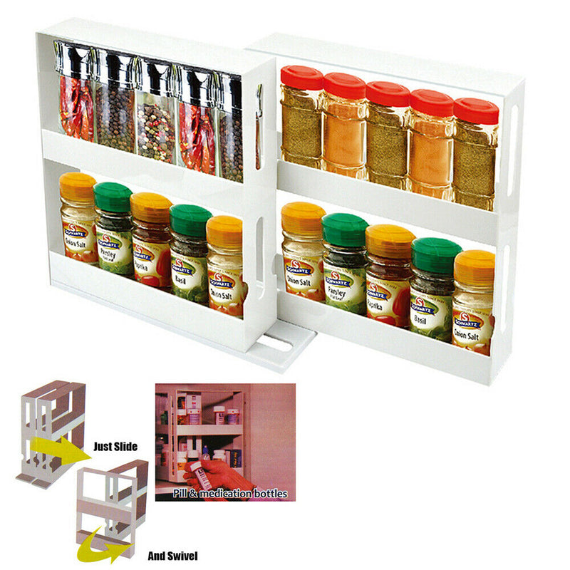 Store N More Swivel Spice Rack Holder