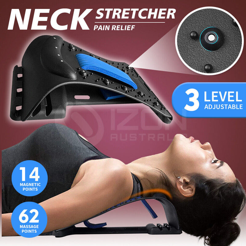 Neck Stretcher Back Cervical Traction Device Massager Pain Relief Neck Shoulder