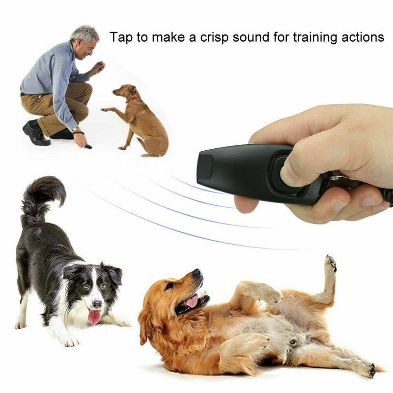 Free shipping-2in1 Pet Clicker with Keychain