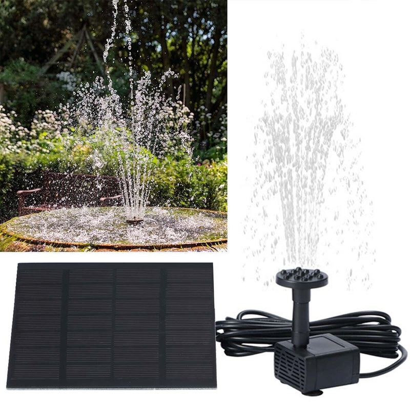 Solar Powered Water Pond Pump Panel Kit Outdoor Garden Pool Fountain Submersible