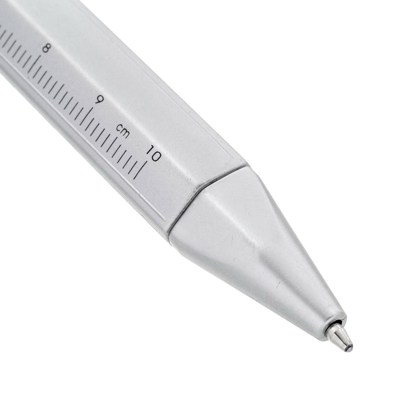 Ball Point Pen 100mm Caliper Gauge Plastic Vernier Measuring Tool