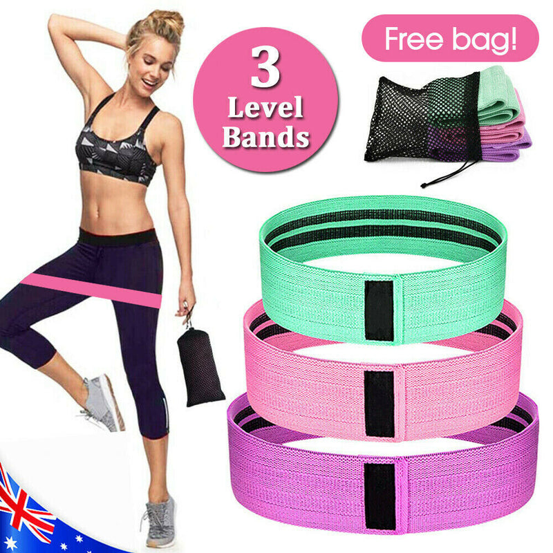 Extra Savings- Upgraded Set-3 Hip Resistance Booty Bands