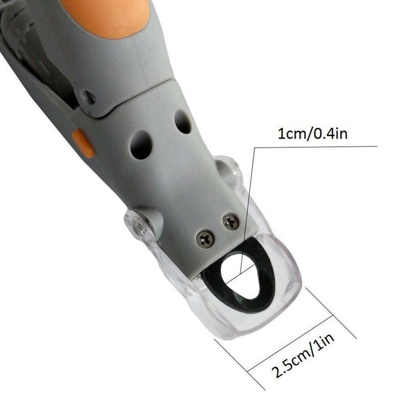 Trimmer Nail Clippers Toe Claws Pet Dog Cat Cutter LED Light 5X Magnify Grinder