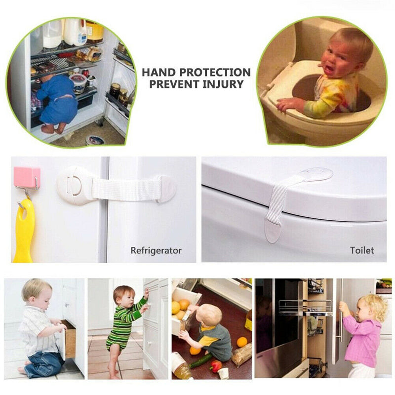 Free shipping-Baby Safety Locks Cabinet Adhesive Belt