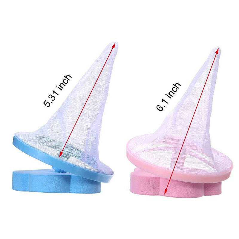 Free Shipping - 2x Washing Machine Filter Bag Floating Lint Hair Catcher Pouch Laundry Helper