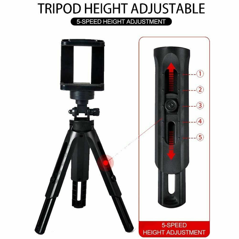 Universal 360° Rotation Extended Tripod Support Mount Holder for Mobile Phone