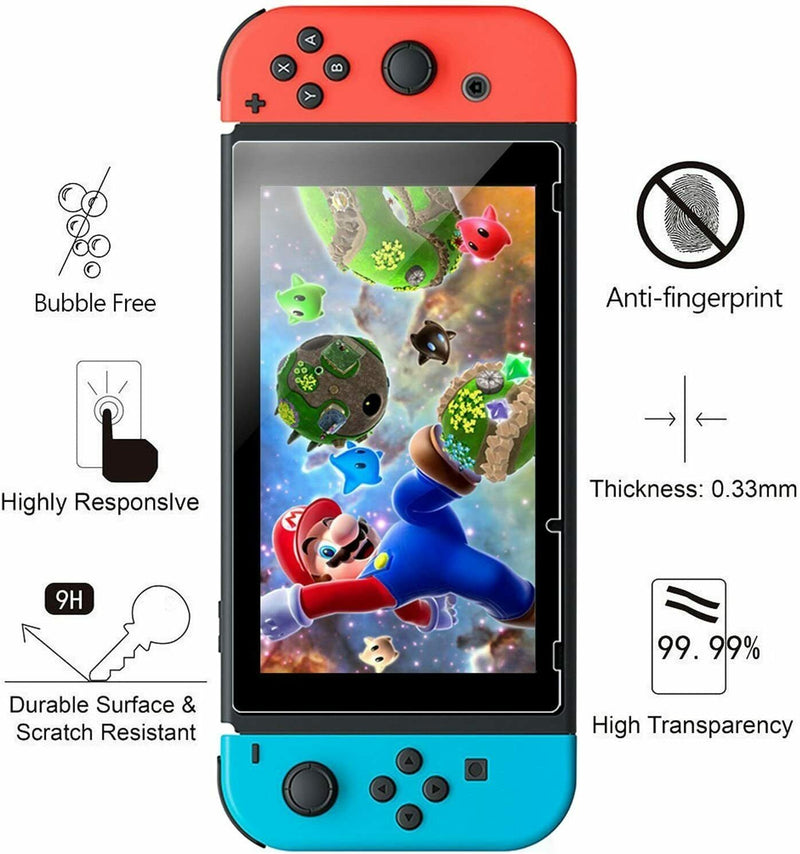 2x Nintendo Switch Glass Screen Protector