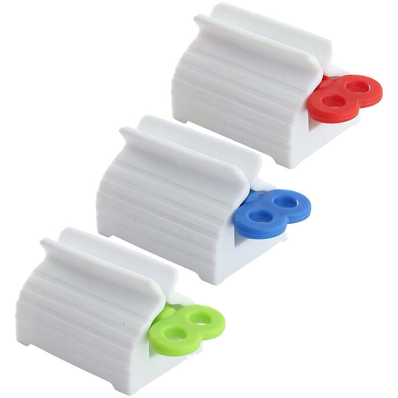 Toothpaste Squeezer Bathroom Tube Easy Stand Dispenser Rolling Holder Seat