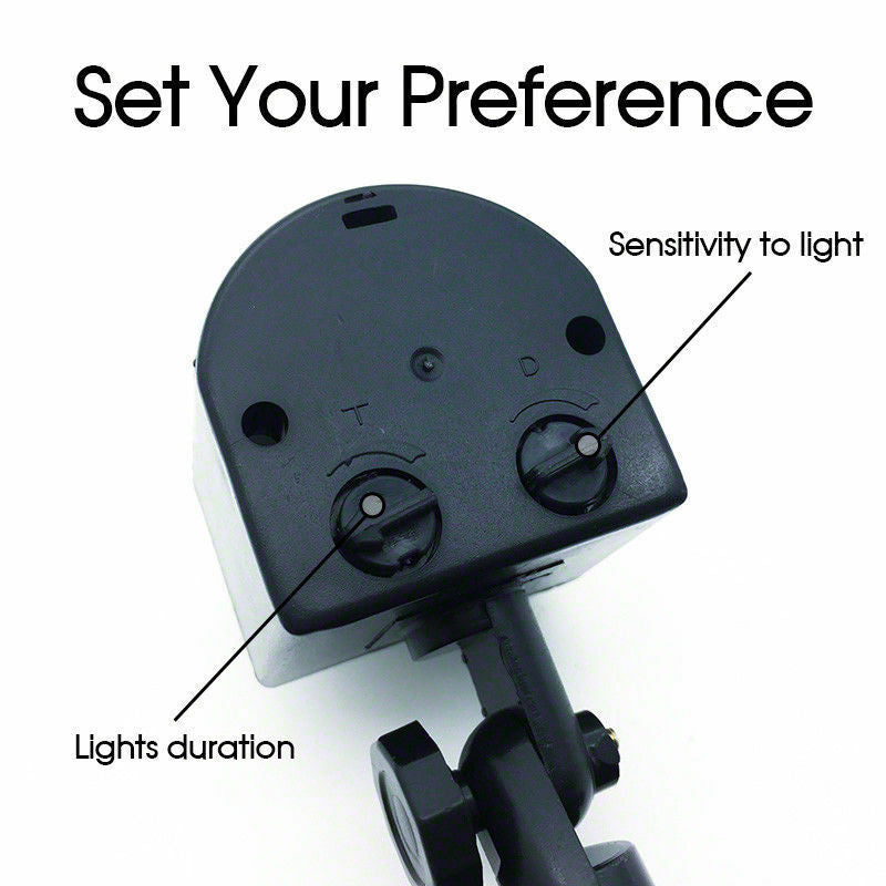 Dual Solar Powered Motion Sensor Light