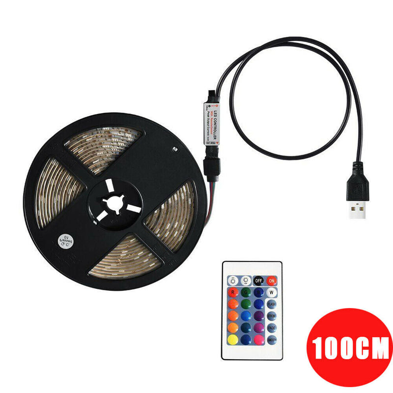 Free shipping- 5050 SMD LED Light Strip with 24 Keys Remote Control