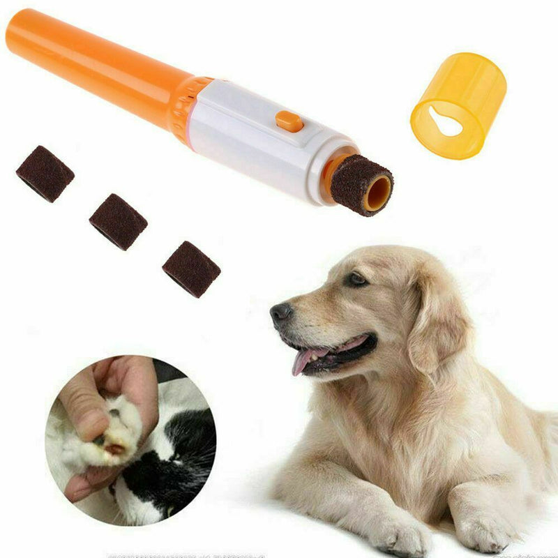 Pet Claw Toe Nail Trimmer Set Electric Dog Cat Pedicure Grinder Grooming Clipper