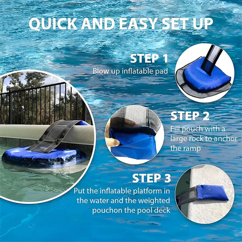 Pool Escape Net Animal Saving Escape Ramp Oxford Fabric Pools Critter Saver