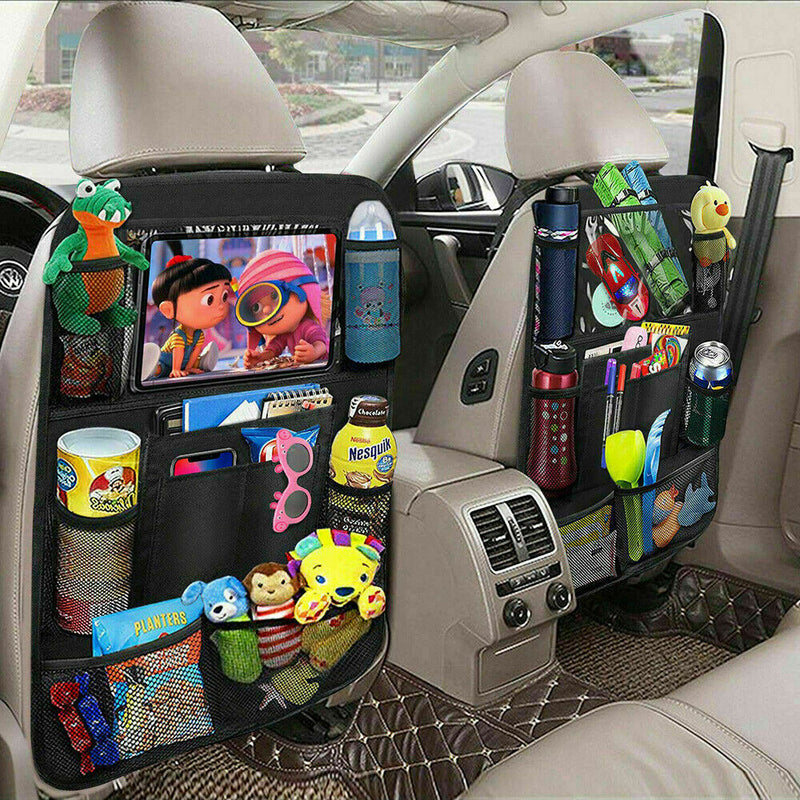 Car Back Seat Organiser Travel Storage Bag Organizer iPad Holder Pocket