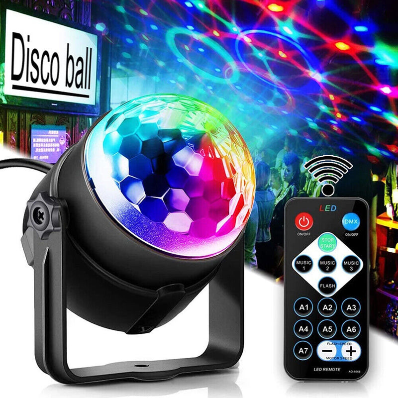 Party Lights Disco Ball Light Premium LED RGB Stage Lighting Strobe Effect Lamp