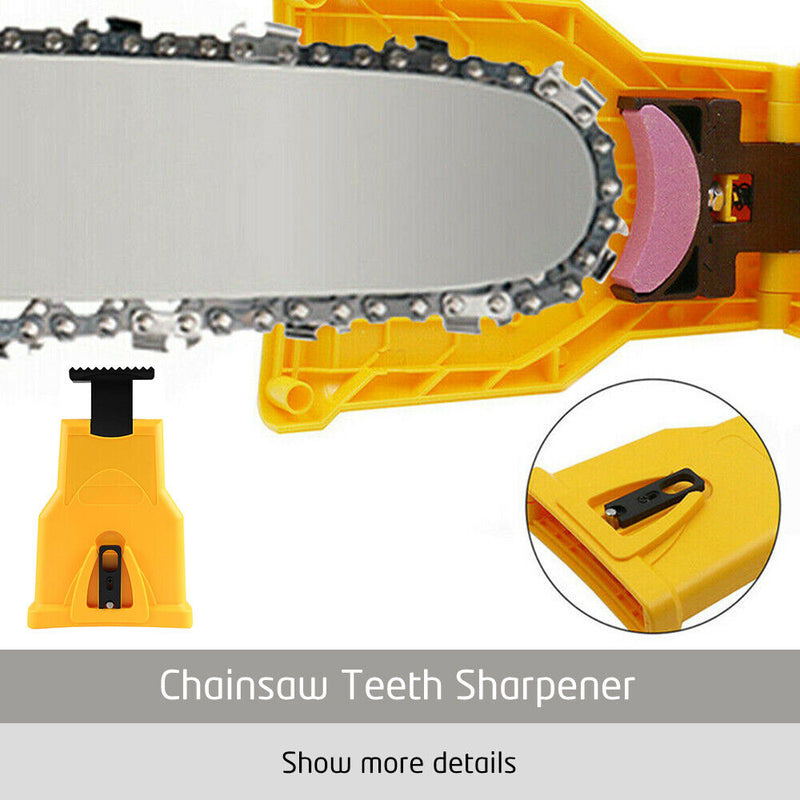 Chainsaw Sharpener Portable For 14-20in Chain Saw 2 Hole Tool File Woodworking