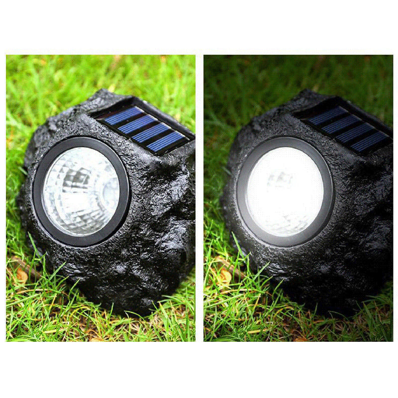 Solar Simulation Stone Light LED Outdoor Garden Decoration Bright Lights