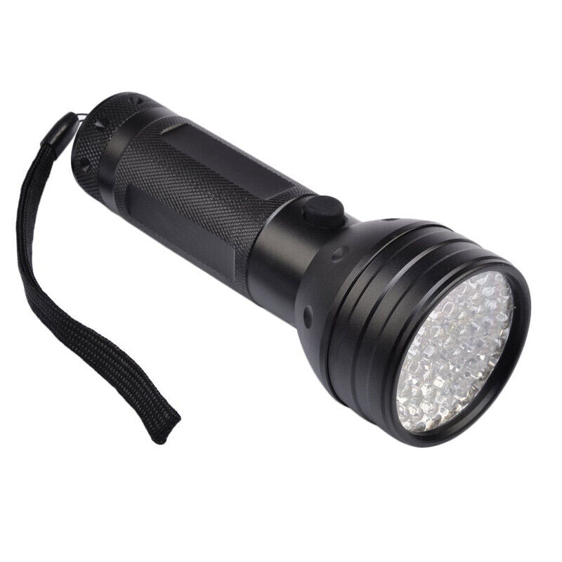 UV Flashlight Ultraviolet Blacklight Aluminum Torch Light (Battery included)