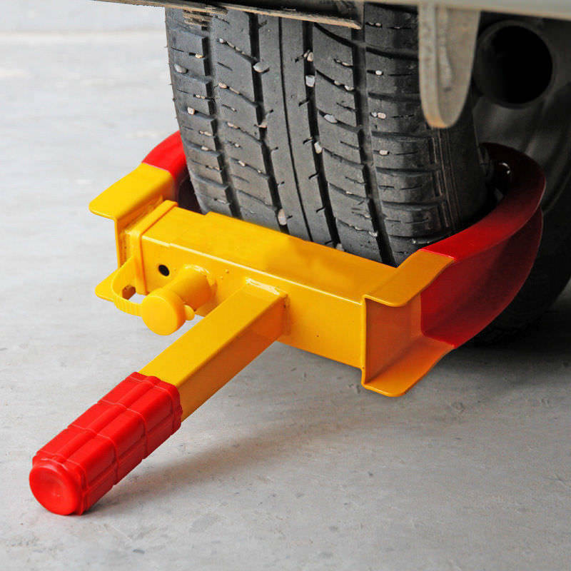 Free shipping-Heavy Duty Tire Clamp Lock + 2 Keys