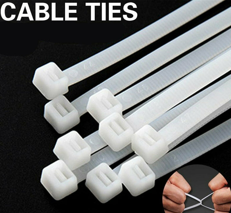 Cable Ties Zip Ties Nylon UV Stabilized 100x Bulk Cable Tie