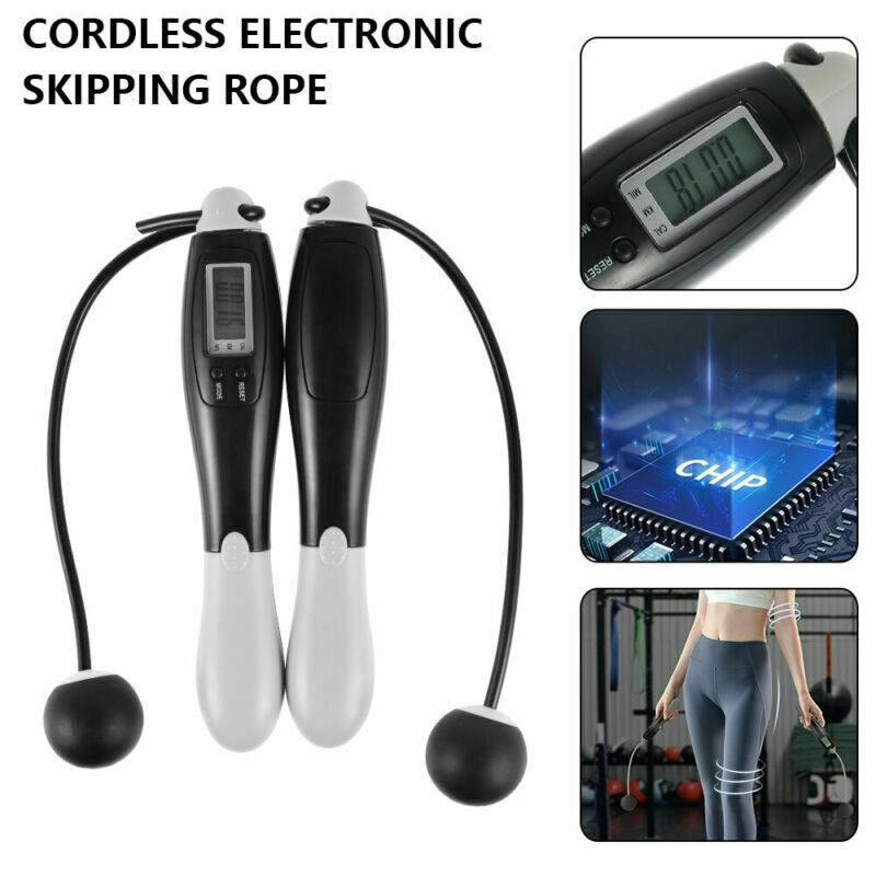 Free shipping-Intelligent Ropeless Digital Jump Rope