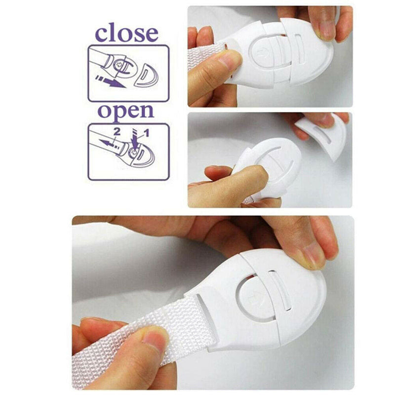 Free shipping-Baby Safety Locks Cabinet Adhesive Belt