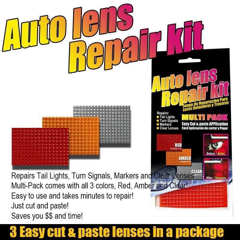 Car Auto Lens Repair Kit Universal Multi-Pack Car Headlights Taillight Tool Set