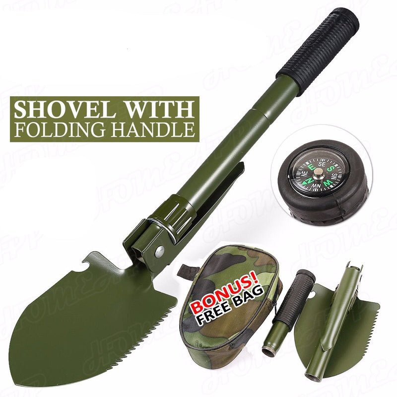 Multi-Tools Survival Folding Shovel Outdoor Garden Camping Hiking Spade Foldable