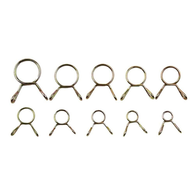 126PCS 5mm-14mm Spring Clip Fuel Oil Hose Line Air Tube Clamps Assortment Kit