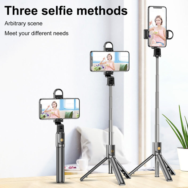 Foldable Monopods Universal Mobile Phone Bracket Handheld Selfie Stick