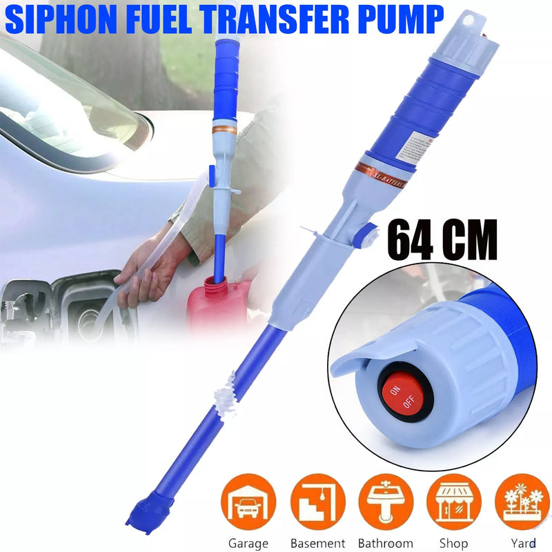 Electric Battery Power Liquid Fuel Siphon Pump Automatic Transfer Gas Oil Water