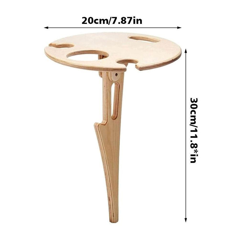 Outdoor Portable Wine Table, Foldable Wine Table Beach Portable Wine Table