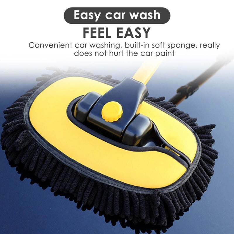 Telescopic Car Brush Wash Soft Care Mop Vehicle Cleaning Window Adjustable Tools