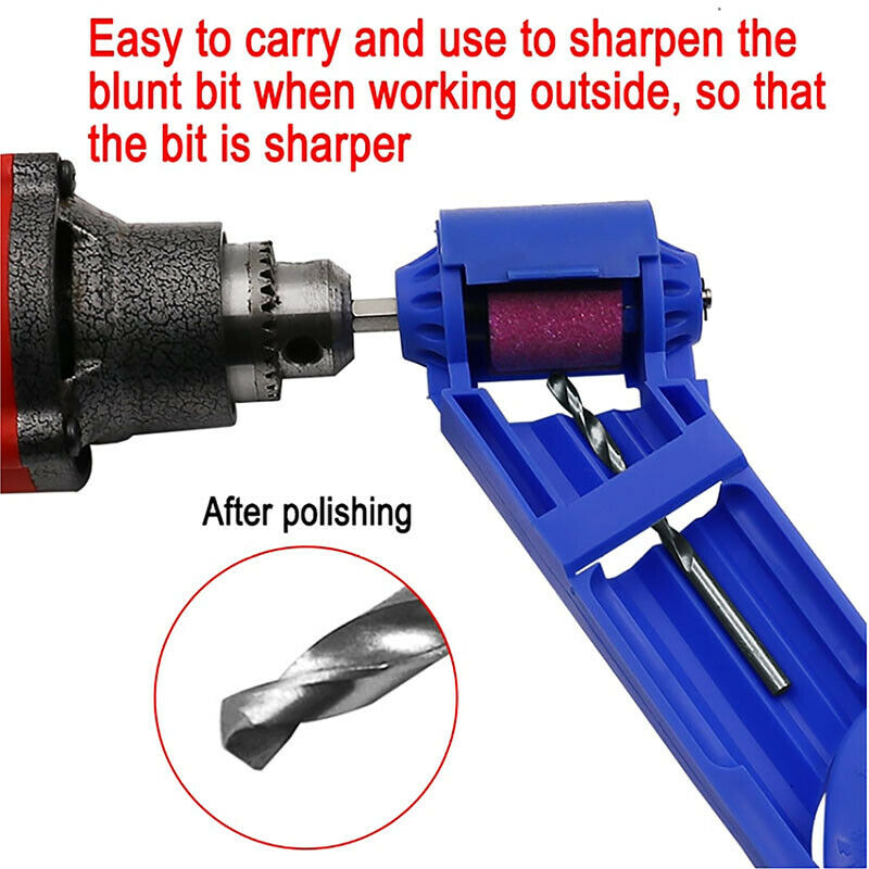 Portable Angle Grinder Polishing Drill Bit Sharpener Grinding Wheel Power Tool